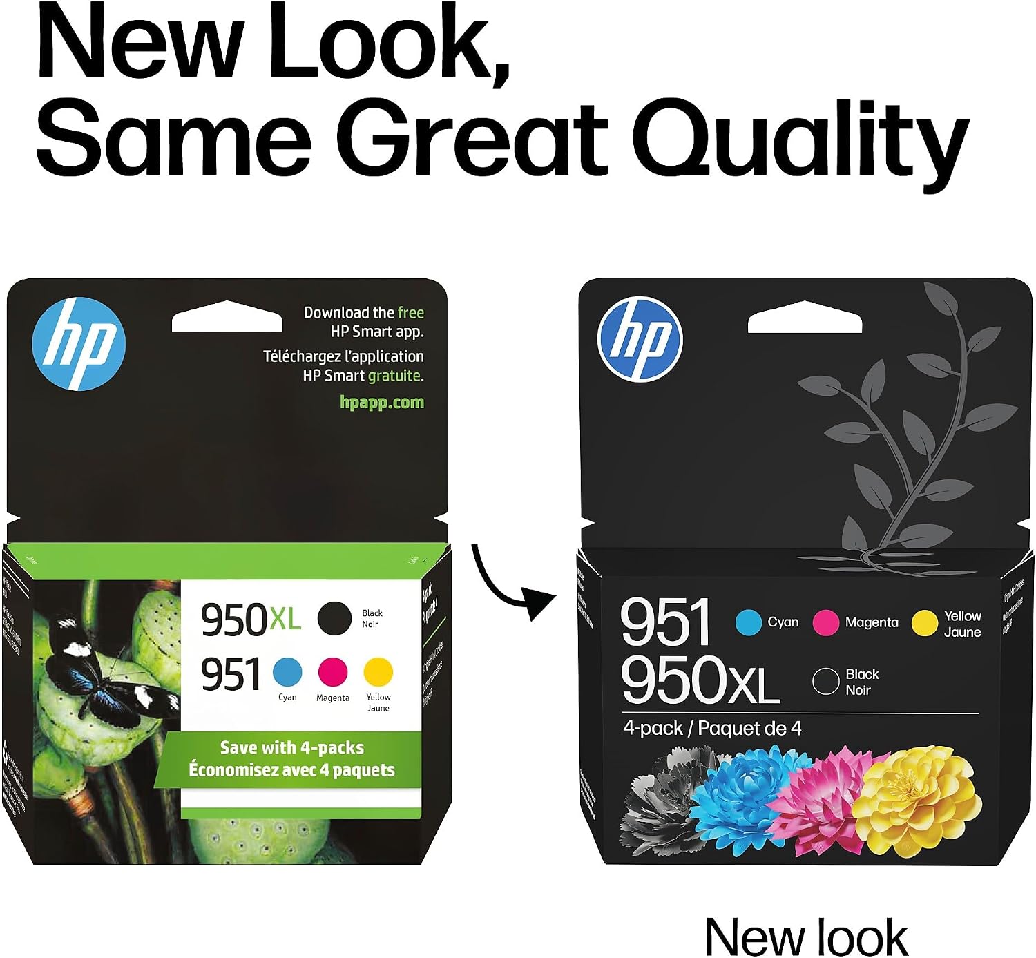 HP 950XL Black   951 Cyan, Magenta, Yellow Ink (Black XL   CMY) | Works OfficeJet 8600 OfficeJet Pro 251dw, 276dw, 8100, 8610, 8615, 8620, 8625, 8630 | C2P01FN